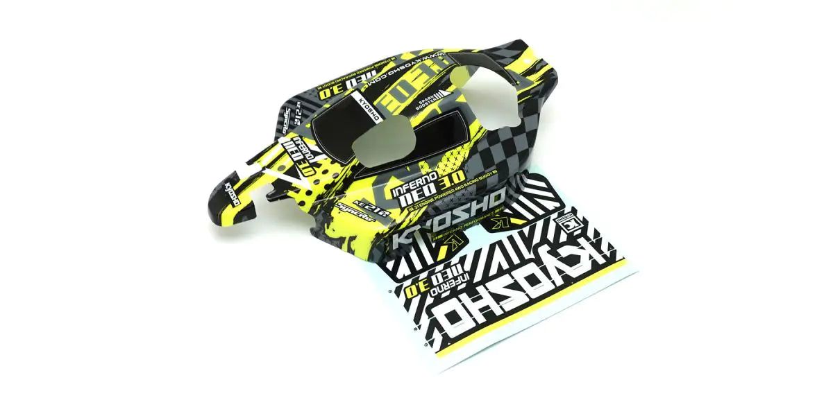 Kyosho IFB114YL NEO3.0 Decoration Body Set(Yellow) - BanzaiHobby