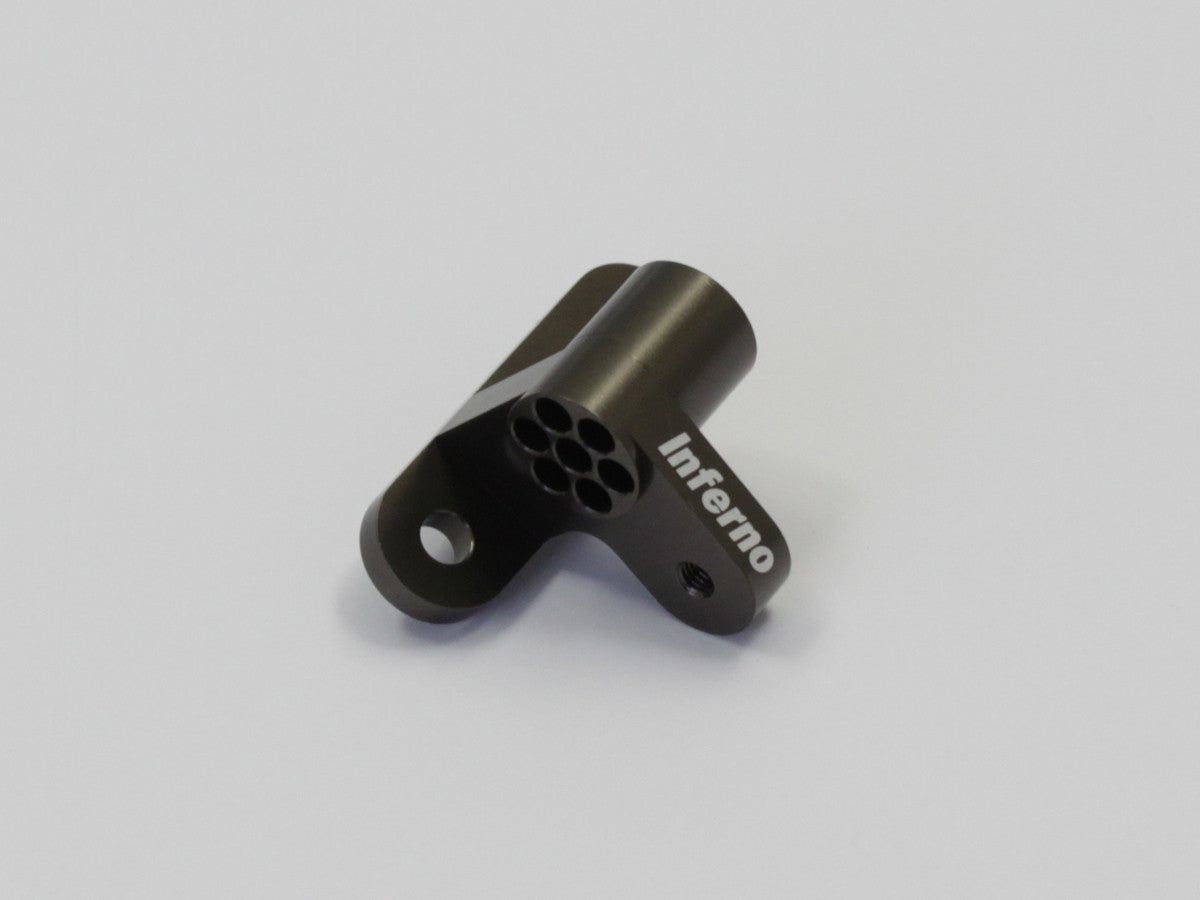 Kyosho IFW445 Inferno MP9 7075 Aluminum Wing Mount Stay Gunmetal - BanzaiHobby