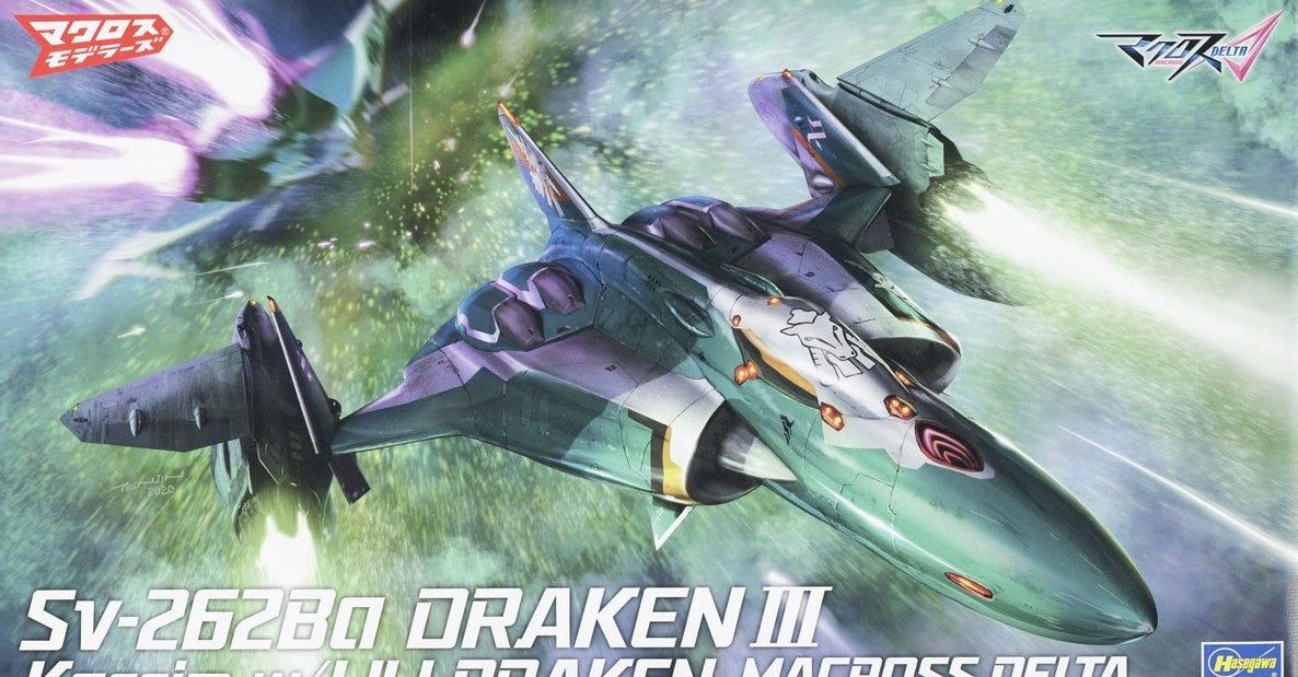 Hasegawa Sv-262Ba Draken III Qasim Use w/Lill Draken `Macross Delta` - BanzaiHobby