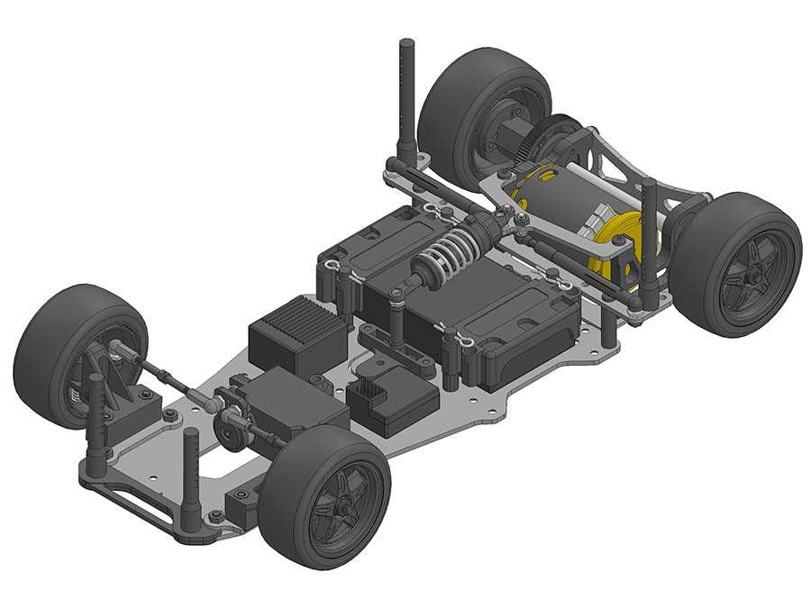 [PO FEB 2024] Kawada M334L M300GT2R LONG CHASSIS KIT