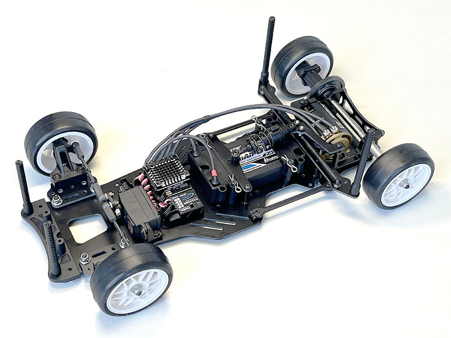 Kawada M5103 M500GT3 Chassis Kit 1/10 DD Car FRP Chassis (TC Rubber Tires) - BanzaiHobby