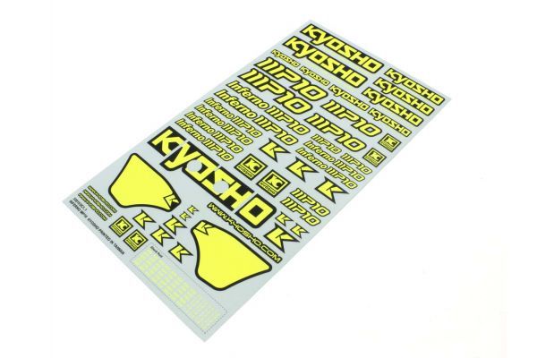 Kyosho IFD411KY Decal (F-Yellow/MP10) - BanzaiHobby