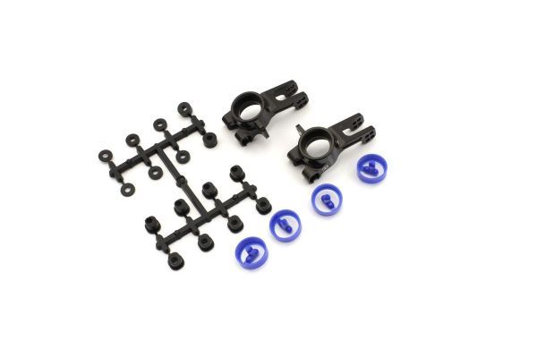 Kyosho IFW608B Aluminum Rear Hub Carrier(LR/Gunmetal/MP10) - BanzaiHobby