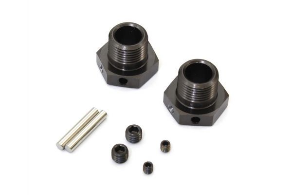 Kyosho IFW625 Wheel Hub (Gunmetal/2pcs/MP10) - BanzaiHobby