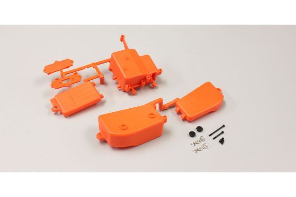 Kyosho IFF001KO Battery__eceiver Box Set(F-Orange/MP9) - BanzaiHobby