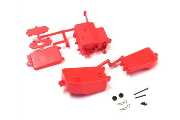 Kyosho IFF001KRB Battery__eceiver Box Set(F-Red/MP10/MP9) - BanzaiHobby