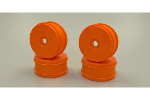 Kyosho IFH004KO Dish Wheel (4pcs/F-Orange/MP9) - BanzaiHobby