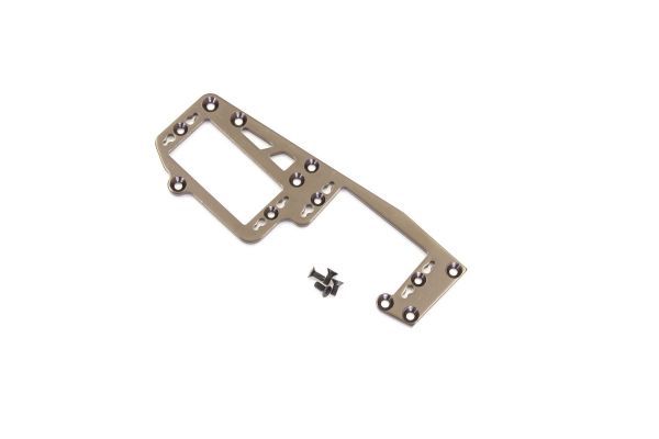 Kyosho IF480 Radio Plate (Gunmetal/MP9 TKI3) - BanzaiHobby