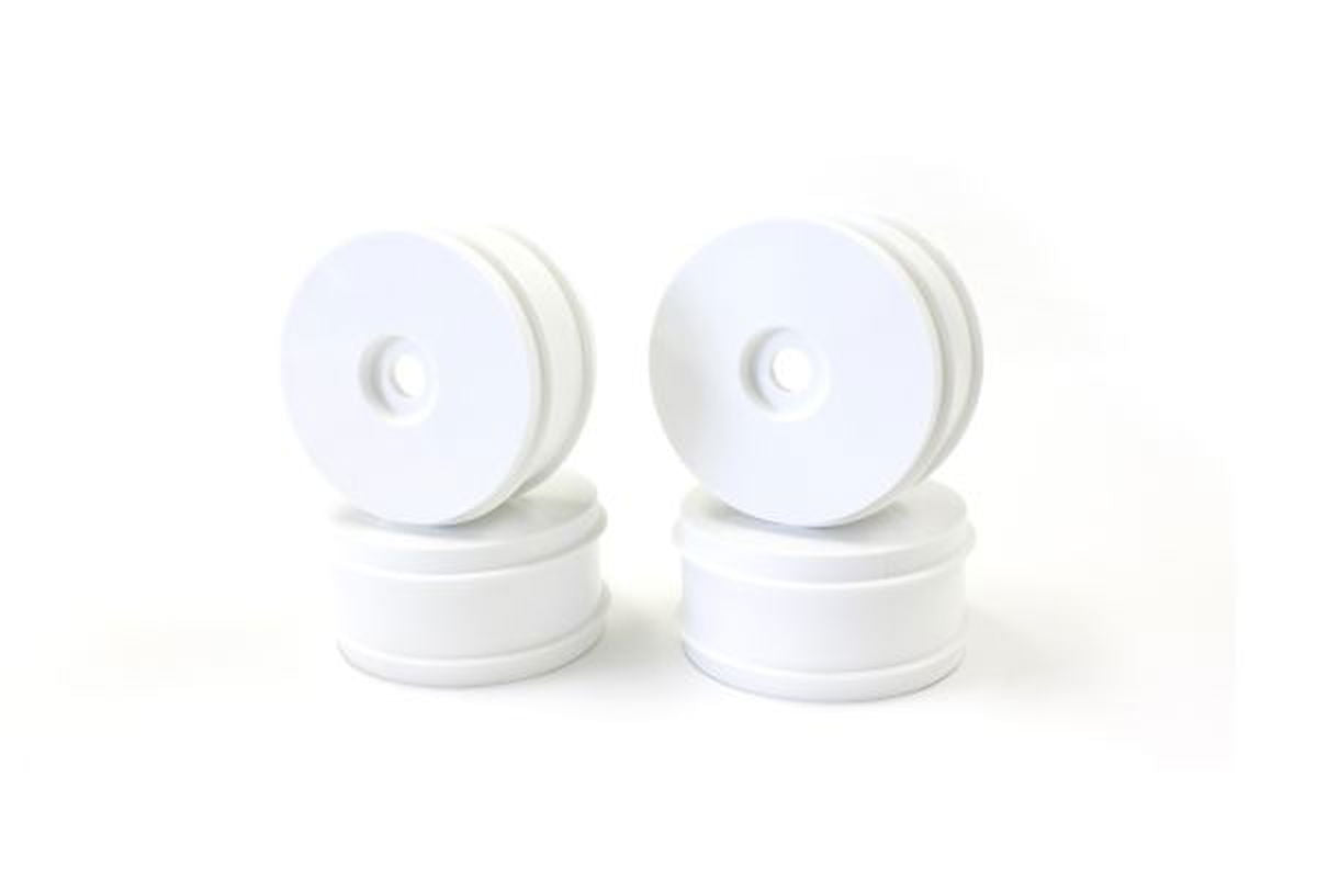 Kyosho IFH004W Dish Wheel (4pcs/White/MP9 TKI4) - BanzaiHobby