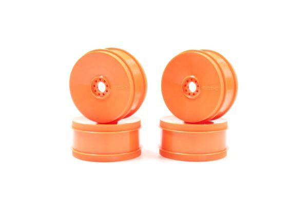 Kyosho IFH006KO Dish Wheel (4pcs/F-Orange/MP9 TKI4) - BanzaiHobby