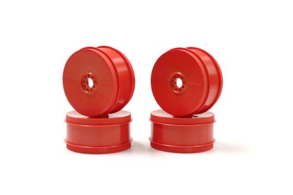 Kyosho IFH006KR Dish Wheel (4pcs/F-Red/MP9 TKI4) - BanzaiHobby