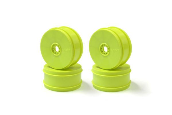 Kyosho IFH006KYB Dish Wheel (4pcs/F-Yellow/MP9 TKI4) - BanzaiHobby