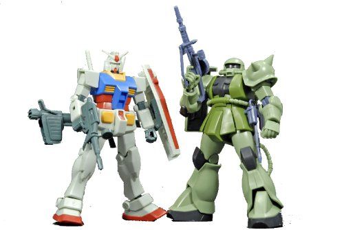 HGUC RX-78-2/MS-06 Gunpla Starter Set Gundam vs. Zaku de producción en masa (Mobile Suit Gundam) - BanzaiHobby