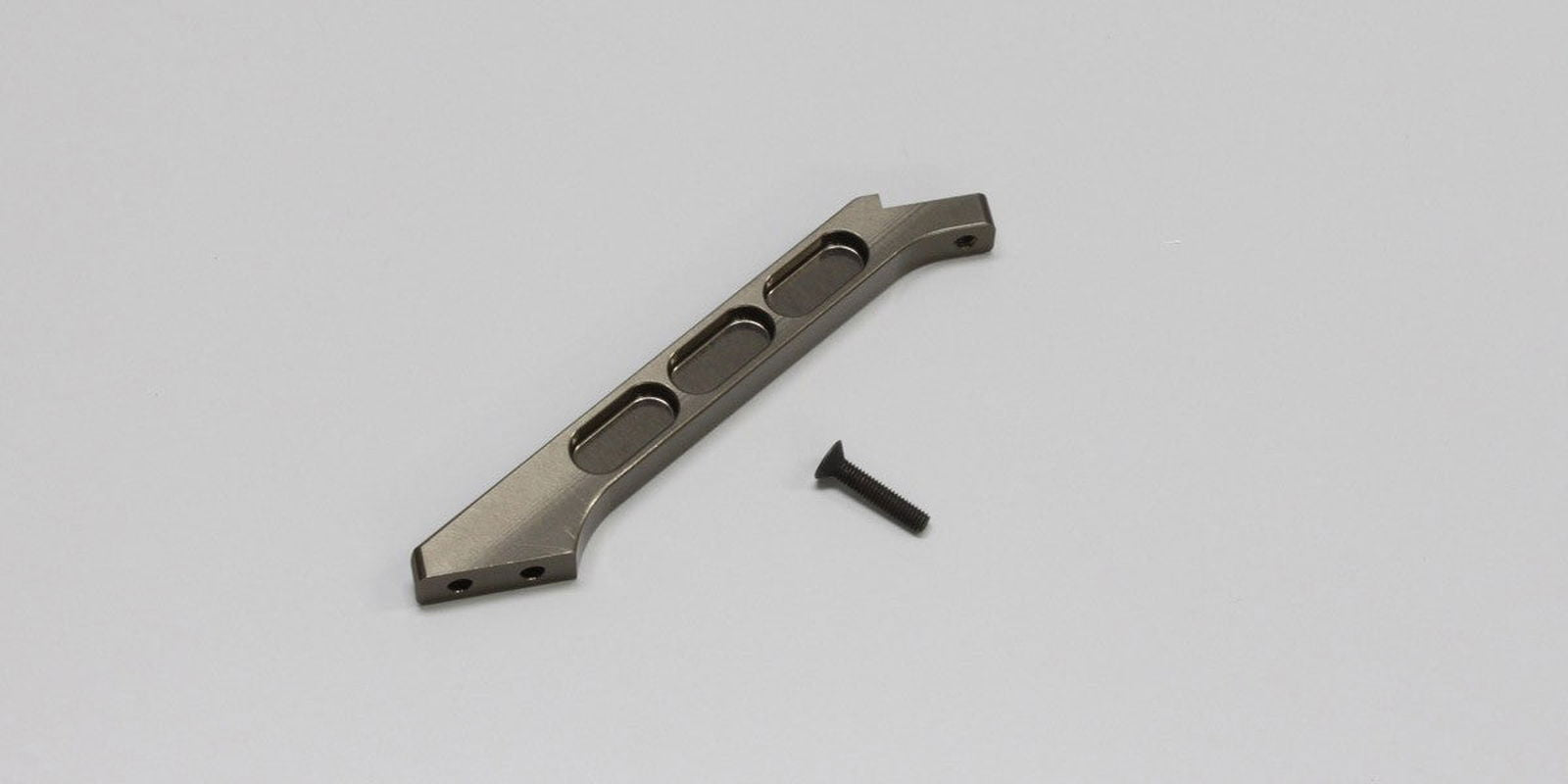 Kyosho IFW418 Aluminum Front Torque Rod Set Gunmetal/M - BanzaiHobby