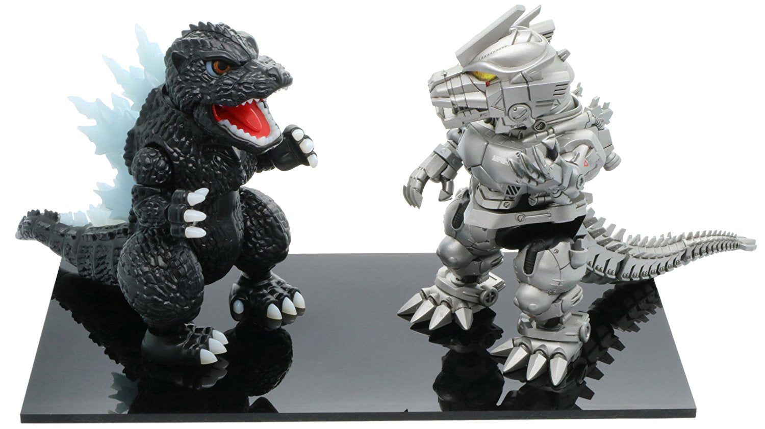 Fujimi Chibimaru Godzilla VS Kiryu/Mechagodzilla 3 Versus Set - BanzaiHobby
