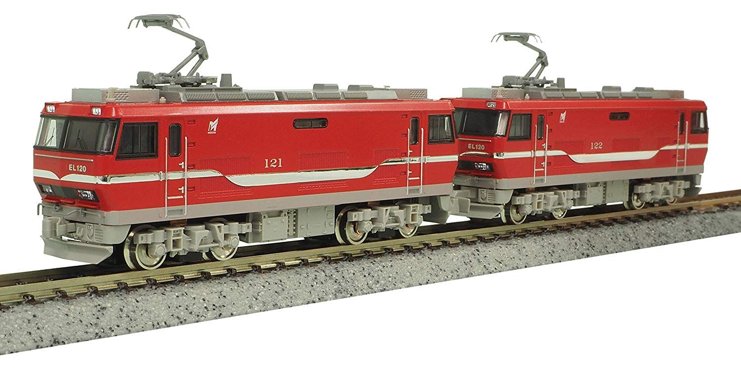 Greenmax Meitetsu Type EL120 Electric Locomotive Two Car Set (M+T) (w/Mot - BanzaiHobby