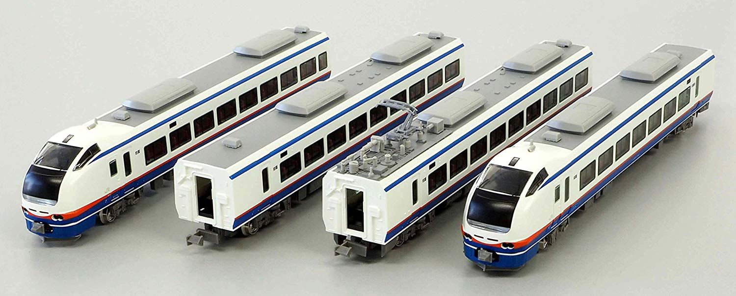 Greenmax Series E653-1100 Shirayuki Four Car Formation Set (w/Motor) (4-C - BanzaiHobby