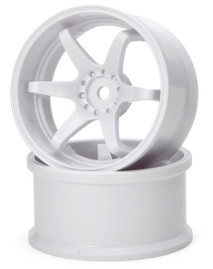 [PO JAN 2025] G-FORCE GD067 N-6 Drift Wheel Super Traction /+8/White