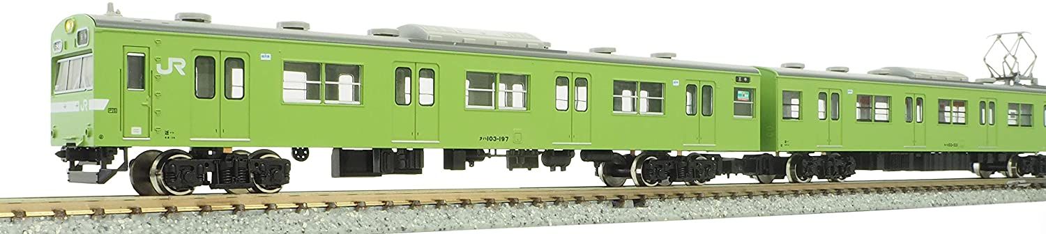 Greenmax 50611 J.R. Series 103 (Kansai Type/Yellow Green/NS617 Formation) - BanzaiHobby