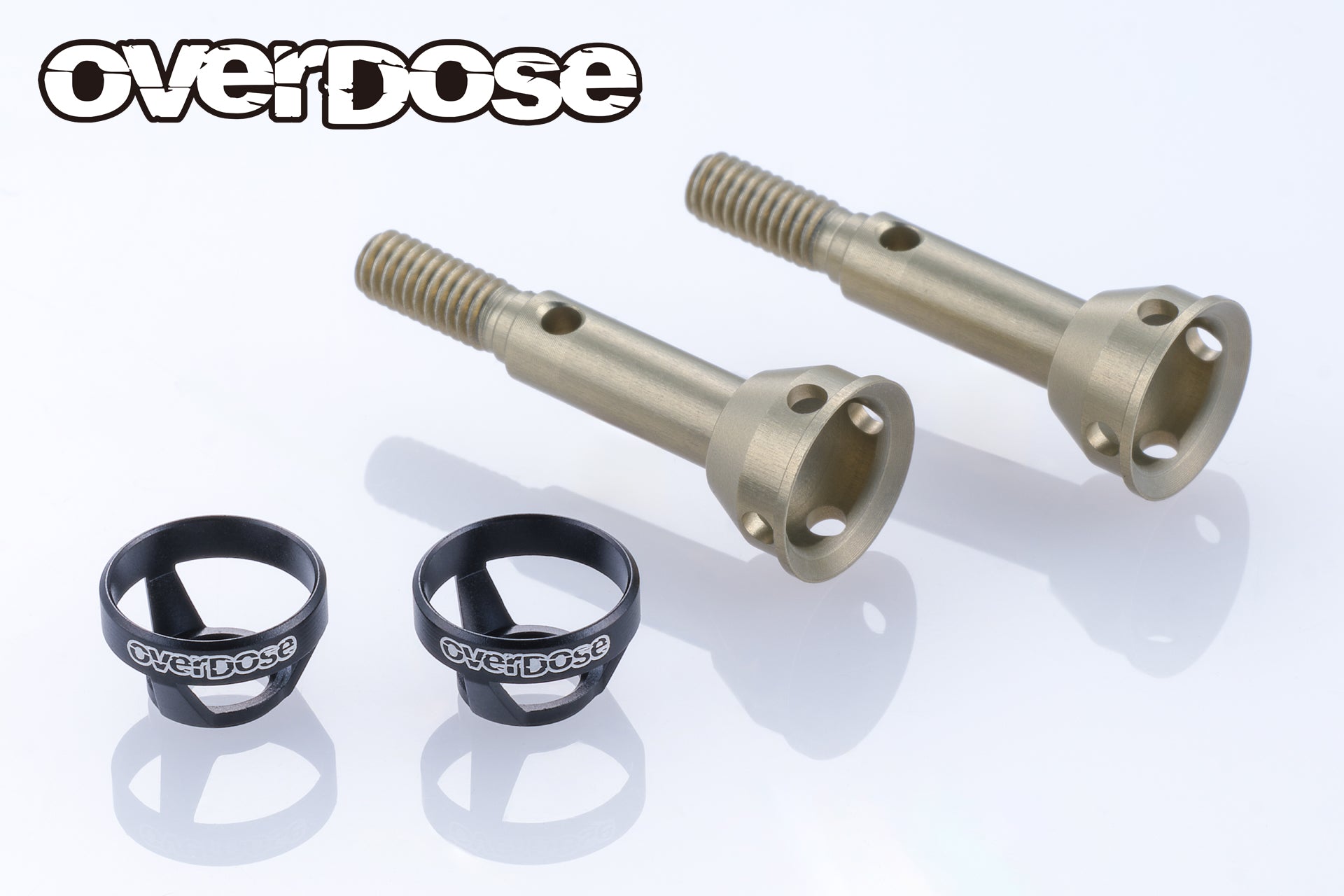 (PO APR 2026) OVERDOSE OD3982 Light Weight Aluminum Rear Axle Shaft (For GALM ver.2/Black)