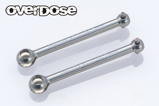 (PO JUL 2026) OVERDOSE OD4014 Lightweight Aluminum Drive Shaft (44mm, 2mm Pin / Spider, Pin Included) - BanzaiHobby