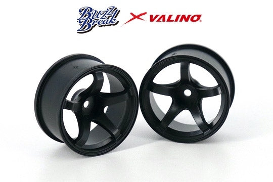 OVERDOSE BB-RW-031 VALINO N560 Wheel 26mm (Black / OFF+7) - BanzaiHobby