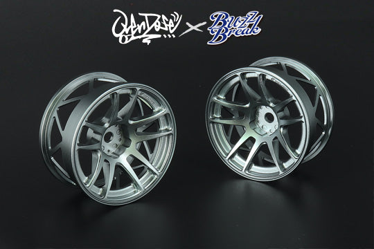 (PO FEB 2026) OVERDOSE BB-RW-038 VALINO N820S Aluminum Wheel OVERDOSE ver. UL-SPEC 26mm (Titanium Silver Anodized/OFF+7)