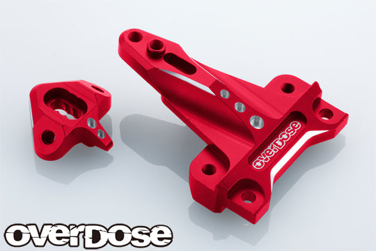 [PO FEB 2024] OVERDOSE OD3874 Aluminum Inboard Shock Mount For Galm / RED - BanzaiHobby