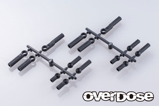 (PO NOV 2025) OVERDOSE OD3919 Perfect Ball End Set (Molybdenum/2pcs)