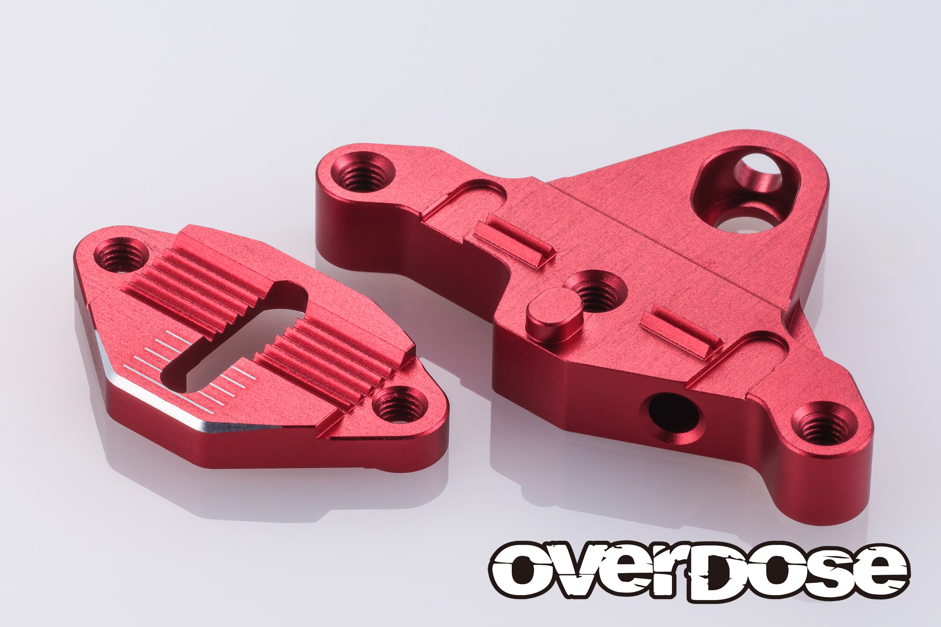 (PO NOV 2025) OVERDOSE OD3937 Aluminum Curved Slide Rack Steering Set Type-3 (For GALM/Purple)