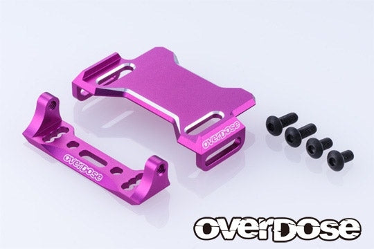(PO JAN 2026) OVERDOSE OD3974 JT Aluminum Rear ESC Mount Type-2 (For GALM Series/Purple)