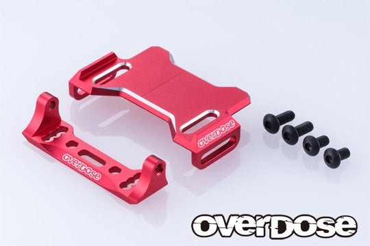 (PO JAN 2026) OVERDOSE OD3975 JT Aluminum Rear ESC Mount Type-2 (For GALM Series/Red)