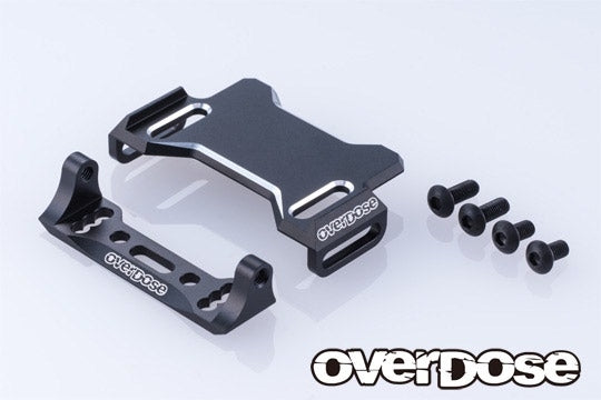 (PO JAN 2026) OVERDOSE OD3976 JT Aluminum Rear ESC Mount Type-2 (For GALM Series/Black)