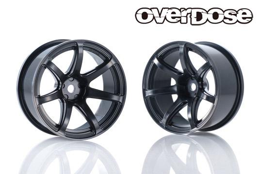 (PO AUG 2026) OVERDOSE OD4083 WORK EMOTION T7R (Black/OFF+7)
