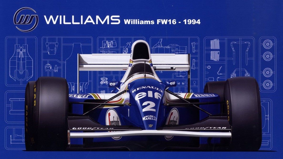 Fujimi Williams FW16 Renault (San MarinoGP/Brazilian GP/Pacific GP) - BanzaiHobby