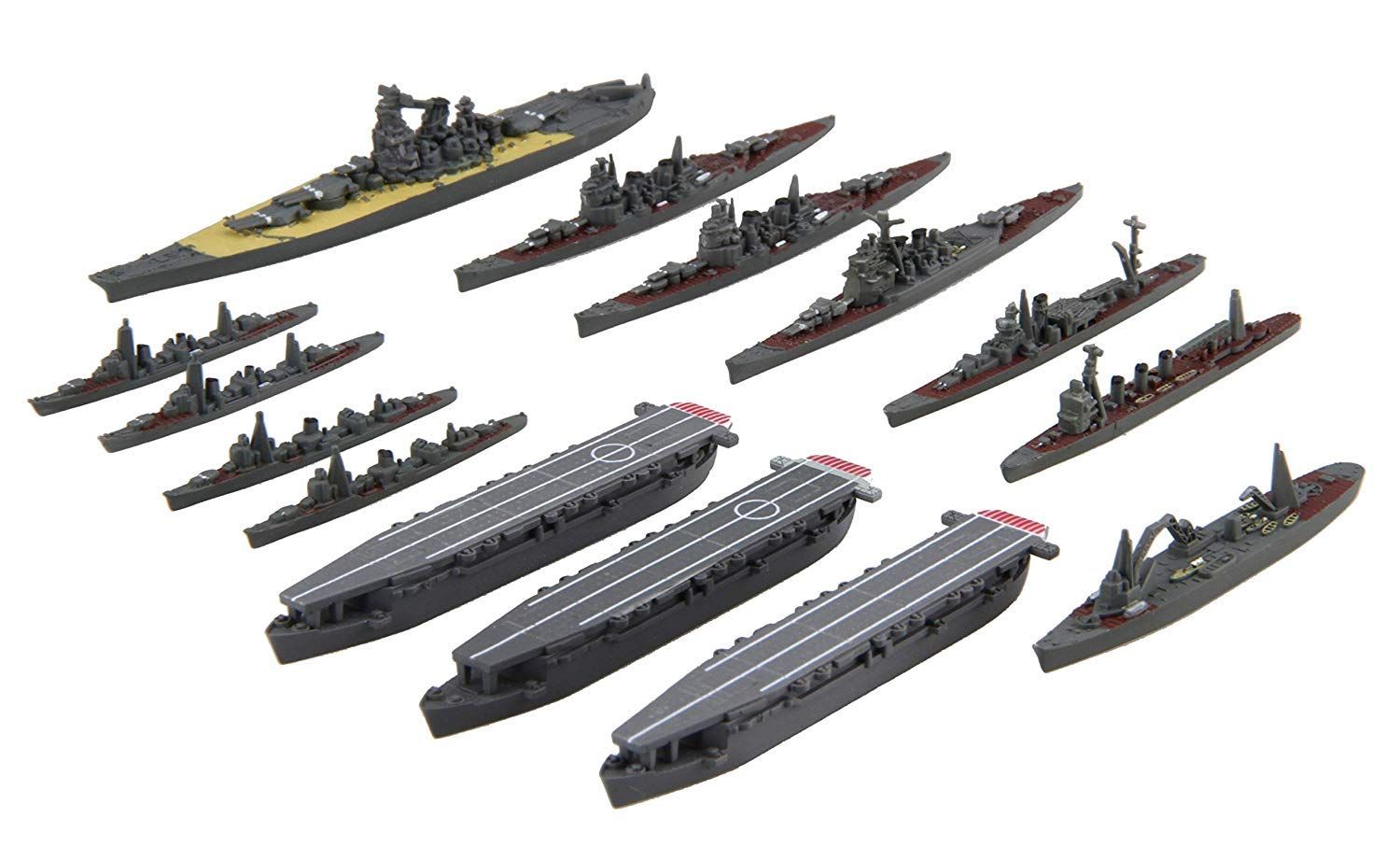 Fujimi Escort Carrier Set [ Type Taiyo/Musashi/Agano/Akashi ] w/ Painte - BanzaiHobby