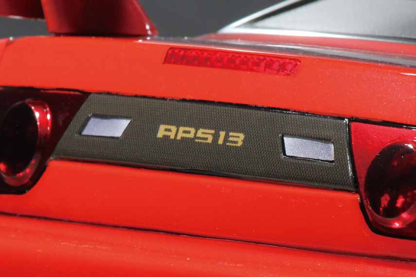 (PO JAN 2026) Pandora RC VGP-628 180SX Garnish Decal (carbon style)