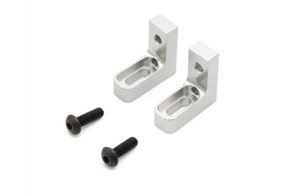 Kyosho EF238S Servo Mount (Silver/Phantom Ext) - BanzaiHobby