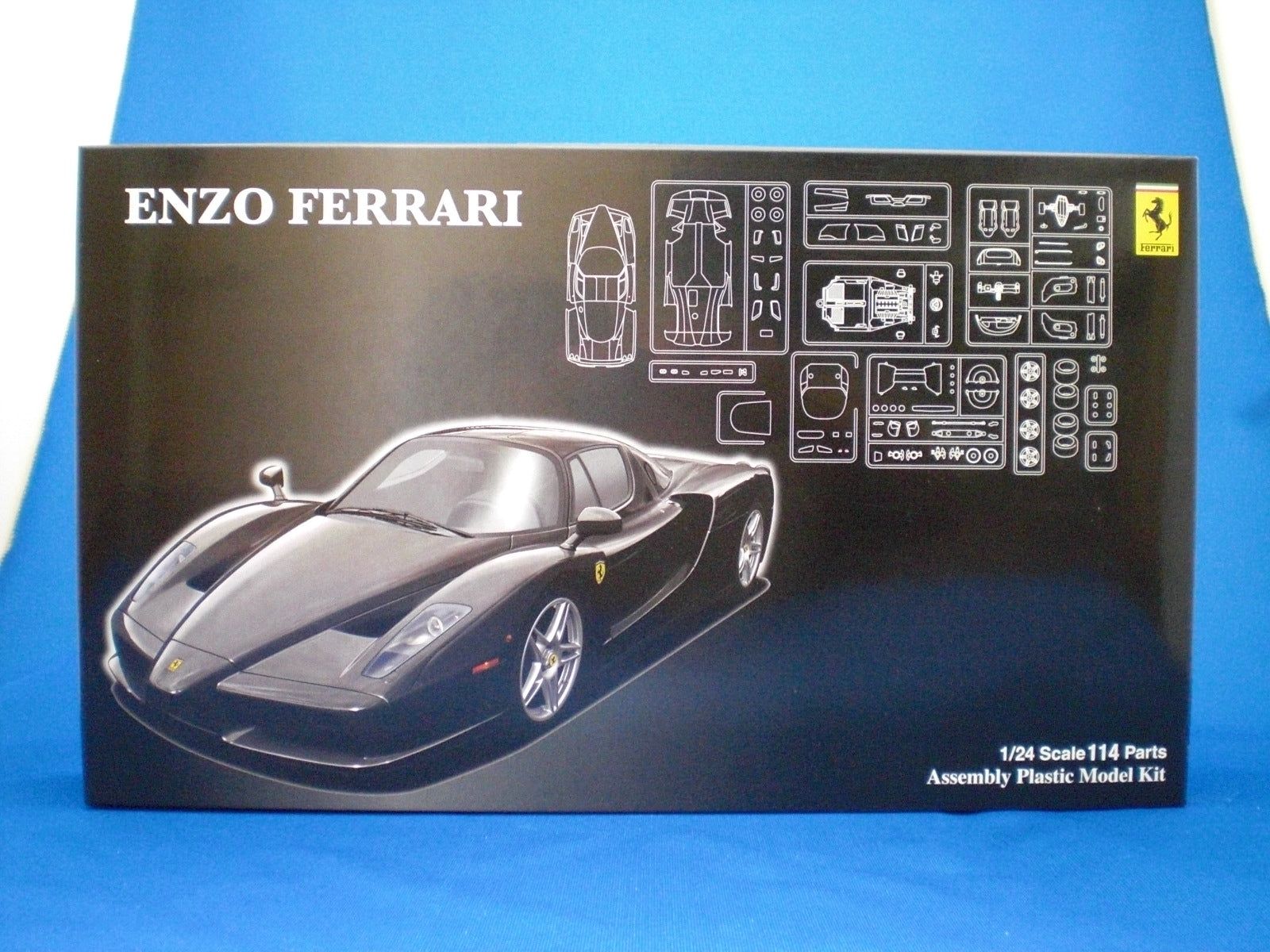 Fujimi Ferrari Enzo Black Body DX w/Photo-Etched Parts - BanzaiHobby