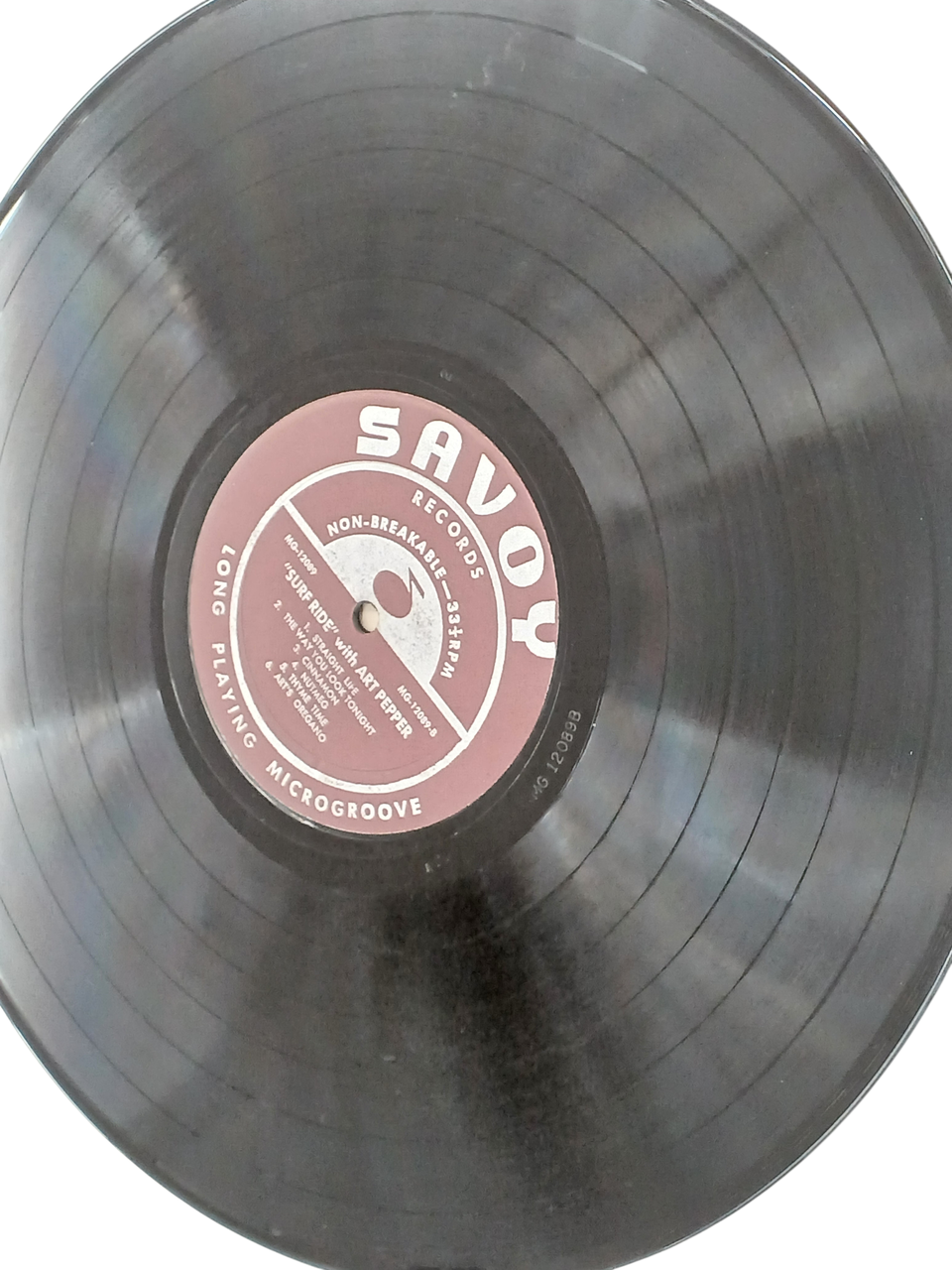 SAVOY RECORDS ART PEPPER ? SURF RIDE MG 12089