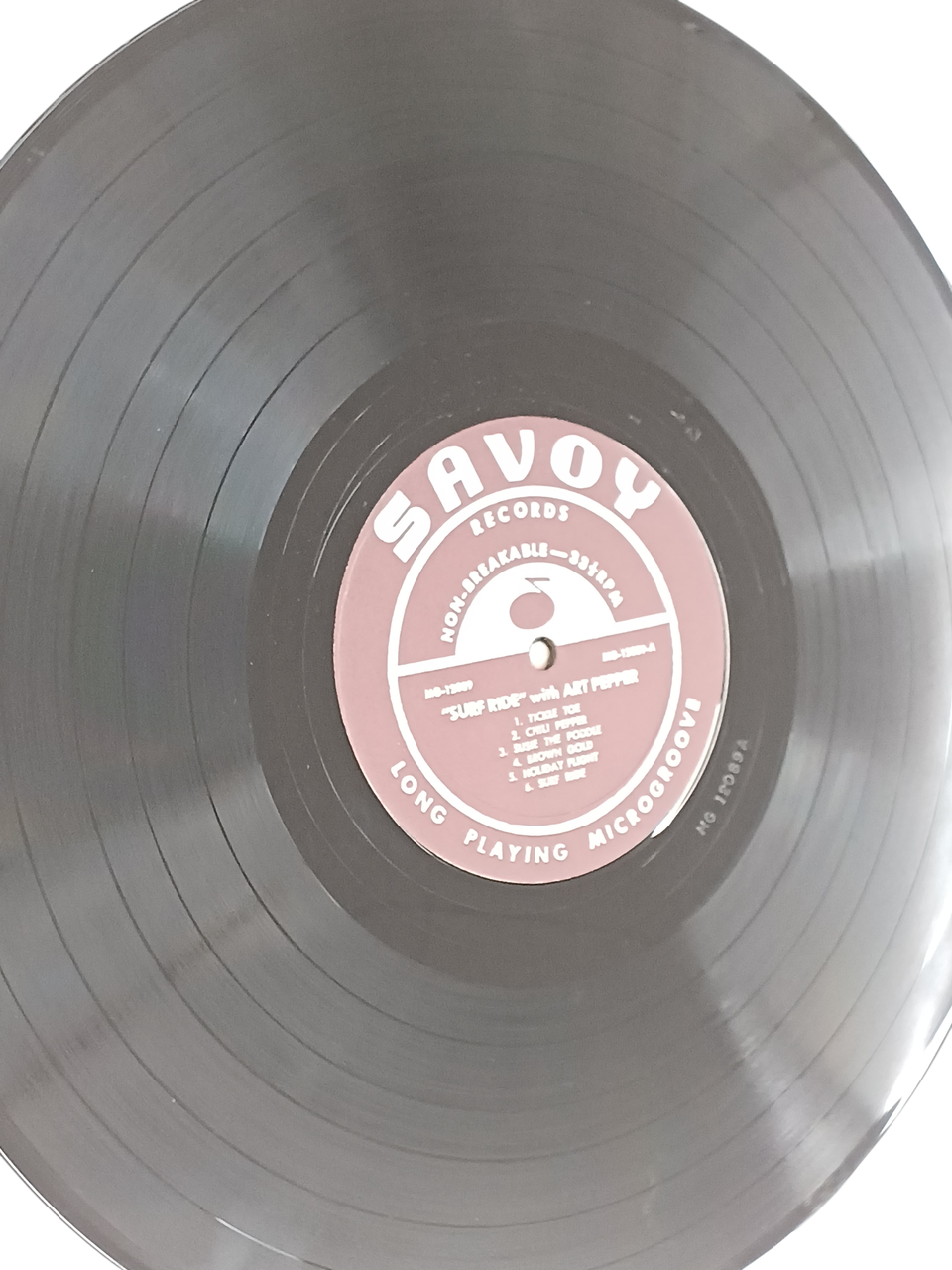 SAVOY RECORDS ART PEPPER ? SURF RIDE MG 12089