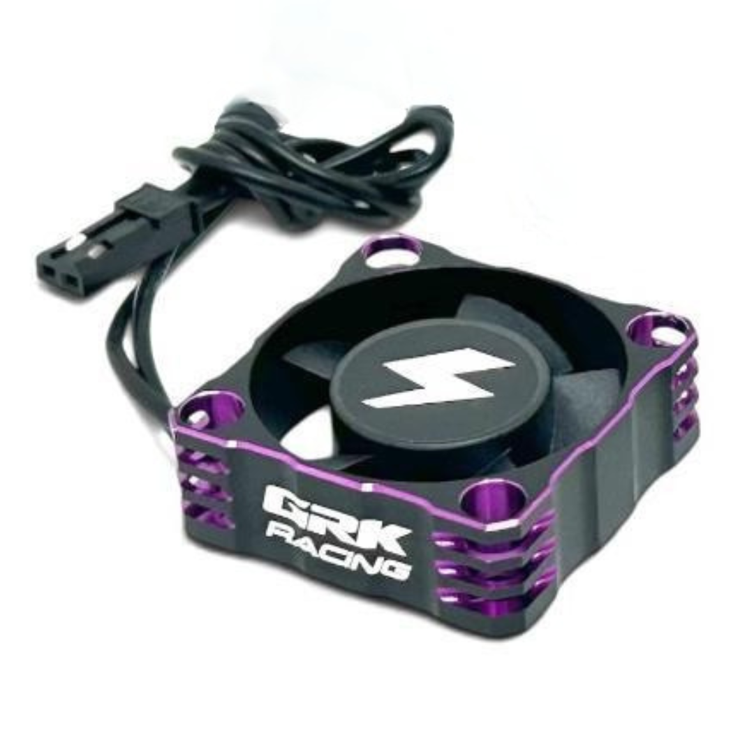 (PO JUN 2026) SHIBATA DR-AC30APU GRK RACING Aluminum Cooling Fan (Purple)