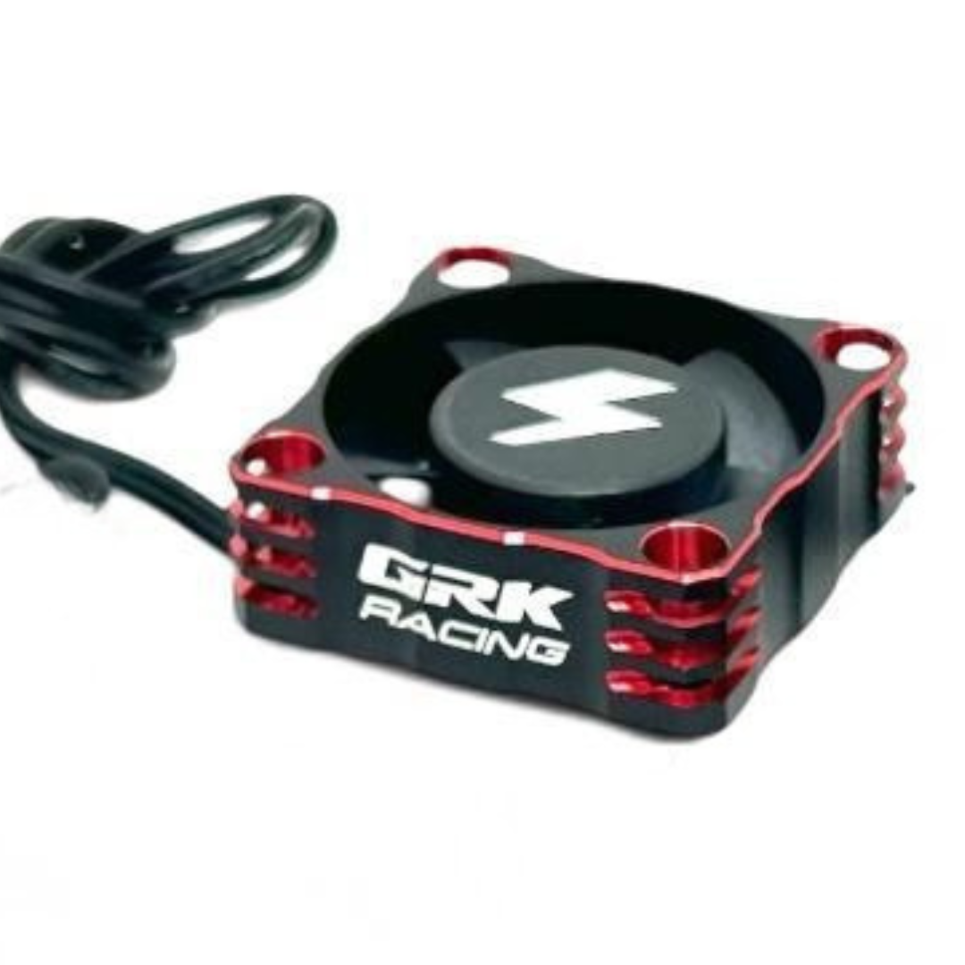 (PO JUN 2026) SHIBATA DR-AC30ARD GRK RACING Aluminum Cooling Fan (Red)