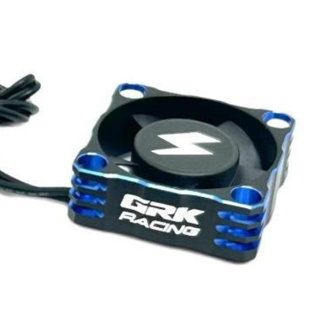 (PO JUN 2026) SHIBATA DR-AC30ABL GRK RACING Aluminum Cooling Fan (Blue)