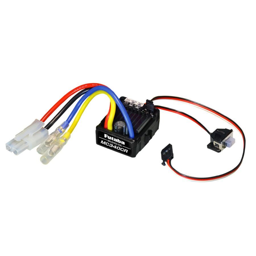 Futaba 8652-3 Attack 4YWD 4CH Radio Gear w/ R214GFE Receiver + S-U300 Servo x2 + MC340 ESC - BanzaiHobby