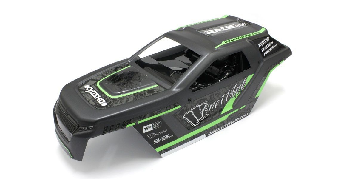 Kyosho FAB501G Body Set (Green/RAGE2.0) - BanzaiHobby