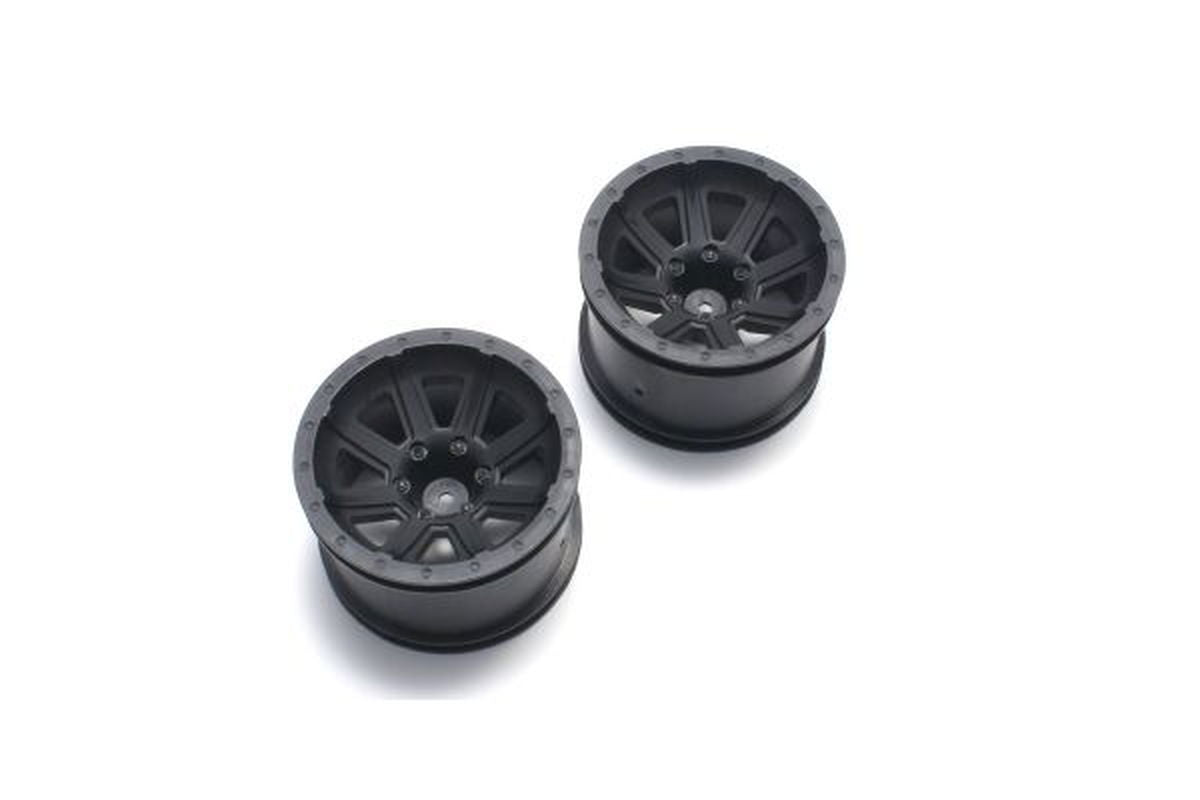 Kyosho FAH301BK Wheel (Black/2pcs/RAGE VE) - BanzaiHobby