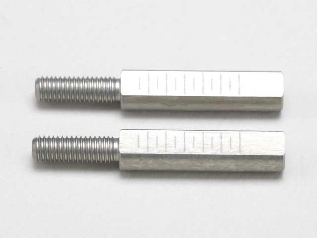 YOKOMO RD-008FA21 [RD2.0] Aluminum Φ4.5mm Rod End Adapter 21mm (2pcs) - BanzaiHobby