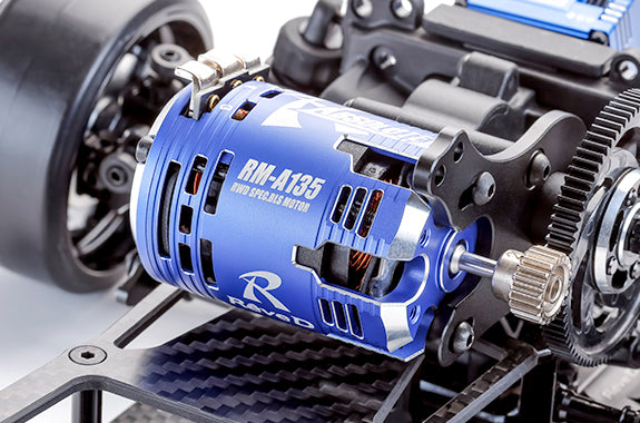 (PO AUG 2026) REVED RM-A135BL ABUSOLUTE1 Brushless Motor Blue (13.5T) - BanzaiHobby