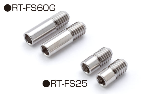 (PO NOV 2026) REVED RT-FS60G SPM Titanium Flex Screw (H6mm-Th4mm For RDX Gear case 2-piece set) - REVE-D Banzai Hobby